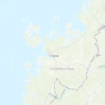 Map showing location of Korsholm (63.114180, 21.682160)