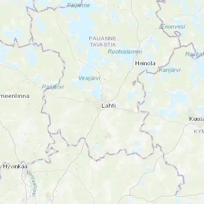 Map showing location of Lahti (60.982670, 25.661510)
