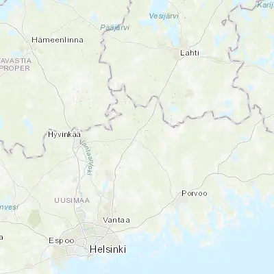 Map showing location of Mäntsälä (60.633330, 25.316670)