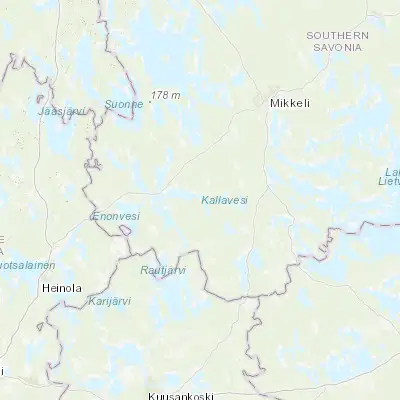 Map showing location of Mäntyharju (61.416670, 26.883330)