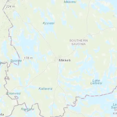 Map showing location of Mikkeli (61.688570, 27.272270)