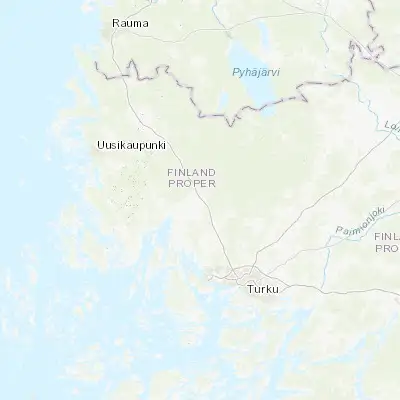 Map showing location of Mynämäki (60.679150, 21.992740)