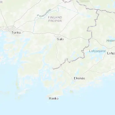 Map showing location of Perniö (60.200000, 23.133330)