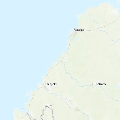 Map showing location of Pyhäjoki (64.466670, 24.233330)