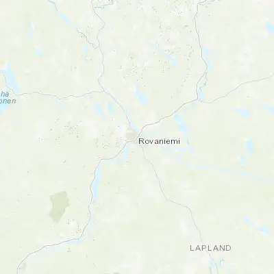 Map showing location of Rovaniemi (66.500000, 25.716670)