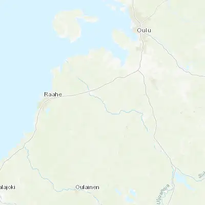 Map showing location of Ruukki (64.666670, 25.100000)