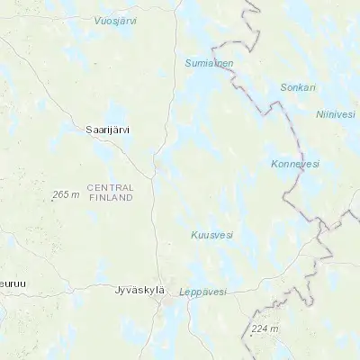 Map showing location of Suolahti (62.564210, 25.853630)