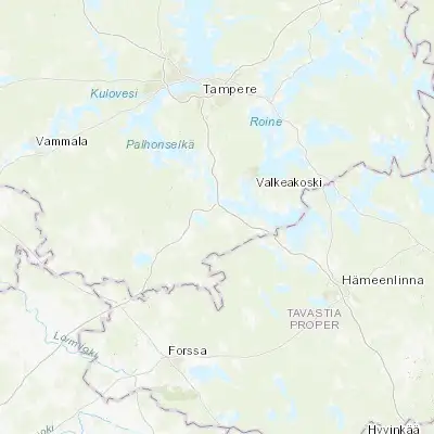 Map showing location of Toijala (61.167800, 23.838190)
