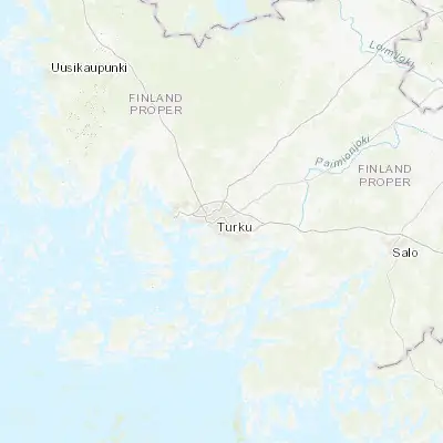 Map showing location of Turku (60.451480, 22.268690)