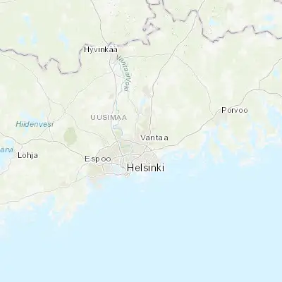 Map showing location of Vantaa (60.294140, 25.040990)