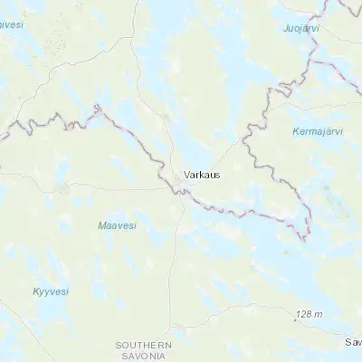 Map showing location of Varkaus (62.315330, 27.873000)
