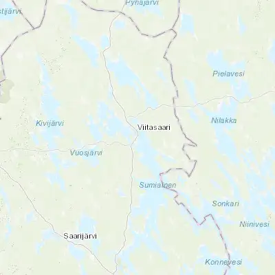 Map showing location of Viitasaari (63.066670, 25.866670)