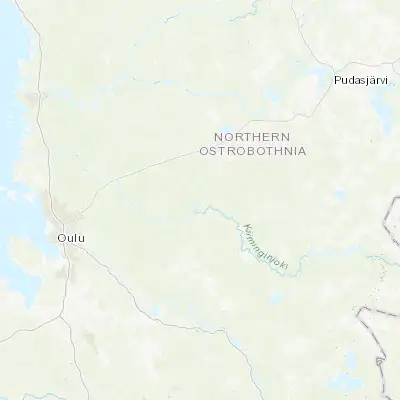 Map showing location of Ylikiiminki (65.083330, 26.250000)