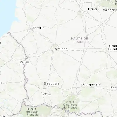 Map showing location of Ailly-sur-Noye (49.757070, 2.363670)