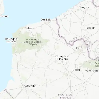 Map showing location of Aire-sur-la-Lys (50.638710, 2.398760)