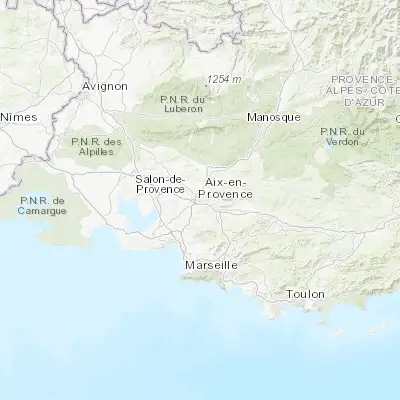 Map showing location of Aix-en-Provence (43.528300, 5.449730)