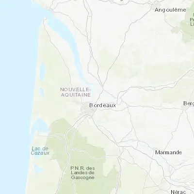 Map showing location of Ambarès-et-Lagrave (44.927370, -0.491410)