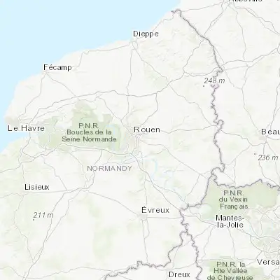 Map showing location of Amfreville-la-Mi-Voie (49.407550, 1.138710)