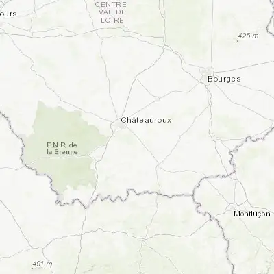 Map showing location of Ardentes (46.741910, 1.834280)