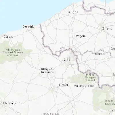 Map showing location of Armentières (50.685680, 2.882140)