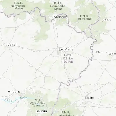 Map showing location of Arnage (47.926190, 0.187260)