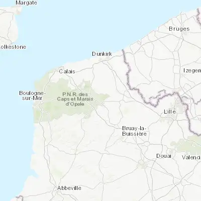 Map showing location of Arques (50.733750, 2.302370)