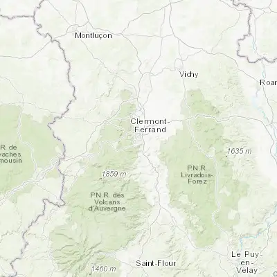 Map showing location of Aubière (45.750820, 3.110780)