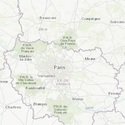 Map showing location of Aulnay-sous-Bois (48.938140, 2.494020)