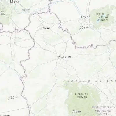 Map showing location of Auxerre (47.799600, 3.570330)