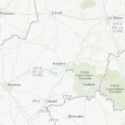 Map showing location of Avrillé (47.506630, -0.589550)