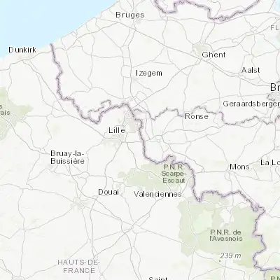 Map showing location of Baisieux (50.608410, 3.252510)