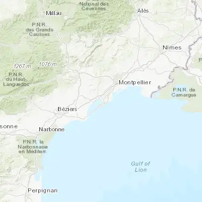 Map showing location of Balaruc-les-Bains (43.441700, 3.677800)