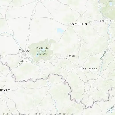 Map showing location of Bar-sur-Aube (48.233150, 4.706400)