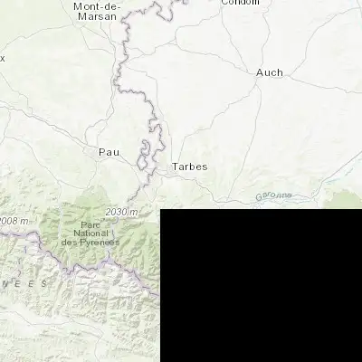 Map showing location of Barbazan-Debat (43.195800, 0.120600)
