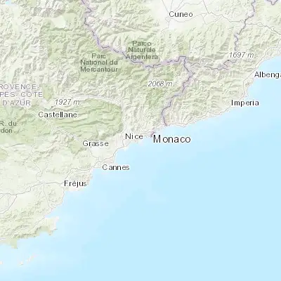 Map showing location of Beaulieu-sur-Mer (43.706920, 7.331350)