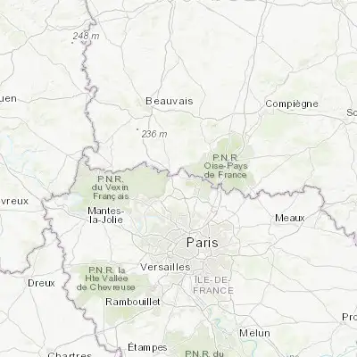 Map showing location of Beaumont-sur-Oise (49.142320, 2.287050)