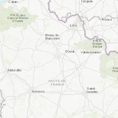 Map showing location of Beaurains (50.265990, 2.794670)