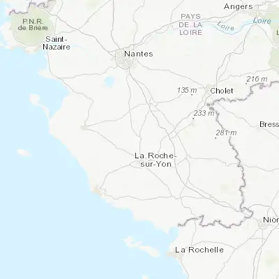 Map showing location of Belleville-sur-Vie (46.782900, -1.430700)
