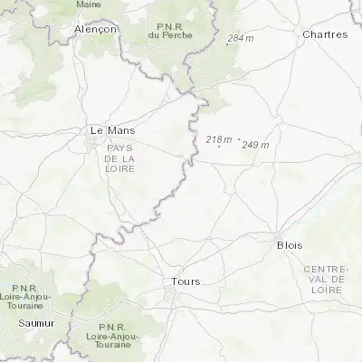 Map showing location of Bessé-sur-Braye (47.833550, 0.749620)