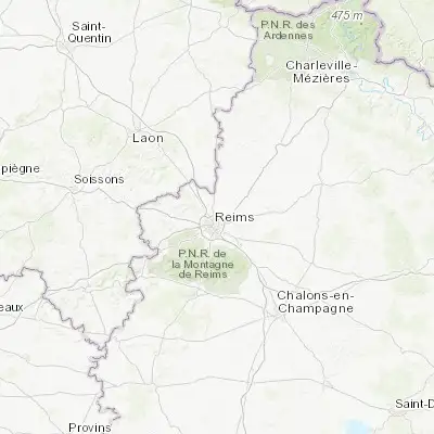 Map showing location of Bétheny (49.284980, 4.054950)