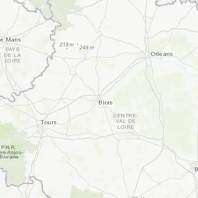 Map showing location of Blois (47.594320, 1.329120)