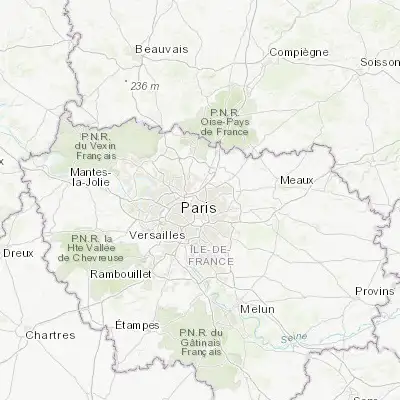 Map showing location of Bobigny (48.909820, 2.450120)