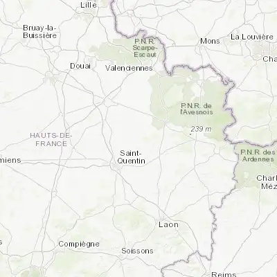 Map showing location of Bohain-en-Vermandois (49.987300, 3.453000)