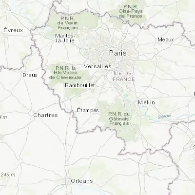 Map showing location of Boissy-sous-Saint-Yon (48.553790, 2.212120)