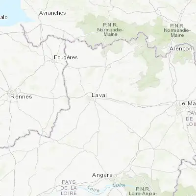 Map showing location of Bonchamp-lès-Laval (48.073790, -0.701950)