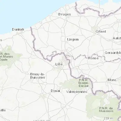 Map showing location of Bondues (50.701960, 3.094970)