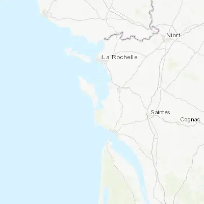 Map showing location of Bourcefranc-le-Chapus (45.850000, -1.150000)