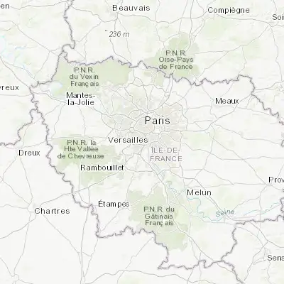 Map showing location of Bourg-la-Reine (48.778880, 2.317810)