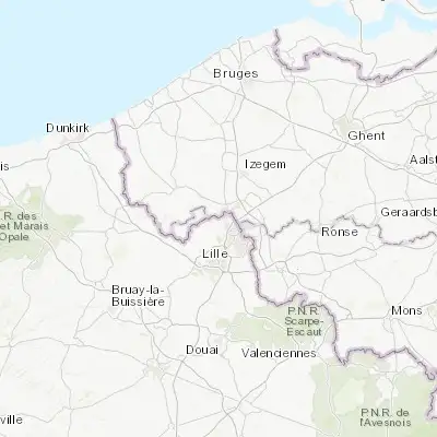 Map showing location of Bousbecque (50.771230, 3.084590)