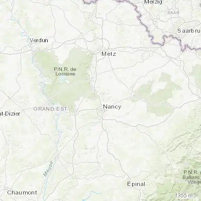 Map showing location of Bouxières-aux-Dames (48.754410, 6.162940)